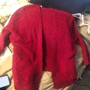 Pop Corn Sweater Red